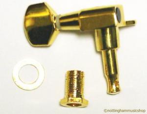 1 GOLD ELECTRIC GUITAR MACHINE HEADS INLINE